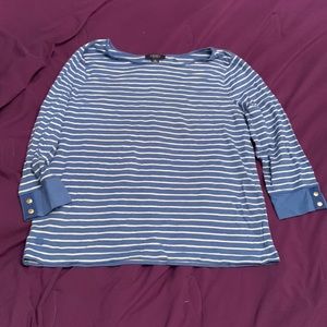 Chaps long sleeve tee size L